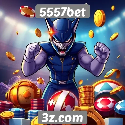 Variedade de jogos disponíveis no 5557bet